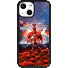 iPhone 13 mini Case Hülle - Silikon schwarz Djokovic 23 Grand Slam