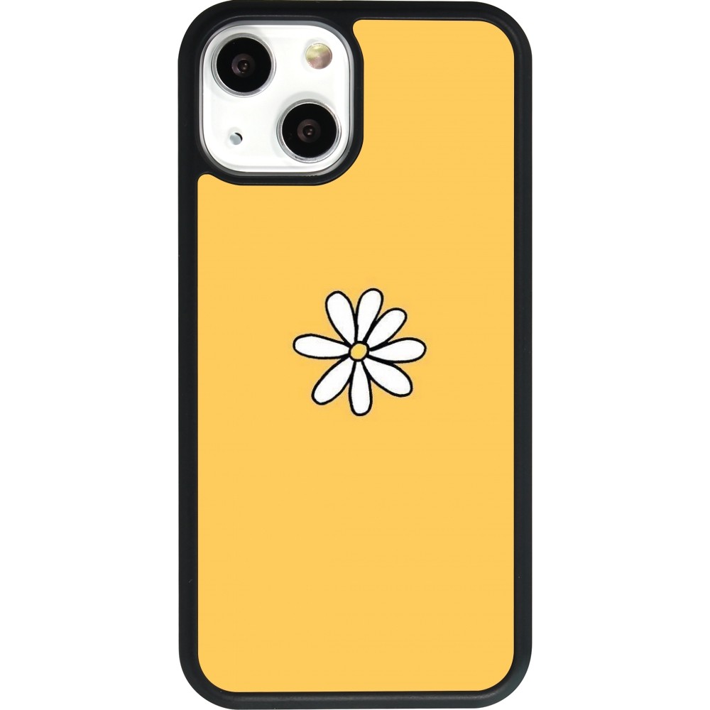 iPhone 13 mini Case Hülle - Silikon schwarz Easter 2023 daisy