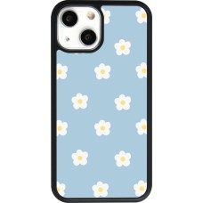 iPhone 13 mini Case Hülle - Silikon schwarz Easter 2024 daisy flower