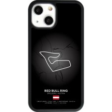 Coque iPhone 13 mini - Silicone rigide noir F1 Track 2025 Austria