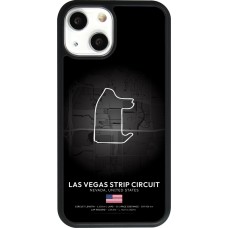 iPhone 13 mini Case Hülle - Silikon schwarz F1 Track 2025 Las Vegas