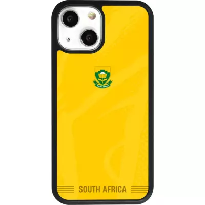iPhone 13 mini Case Hülle - Silikon schwarz Südafrika 2026 personalisierbares Fussballtrikot