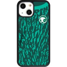 iPhone 13 mini Case Hülle - Silikon schwarz Saudi-Arabien 2022 personalisierbares Fussballtrikot