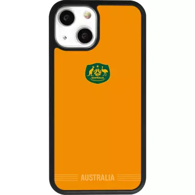 iPhone 13 mini Case Hülle - Silikon schwarz Australien 2026 personalisierbares Fussballtrikot