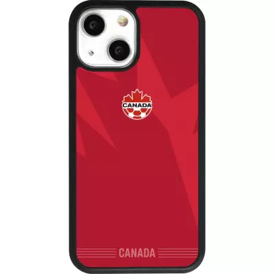 iPhone 13 mini Case Hülle - Silikon schwarz Kanada 2026 personalisierbares Fussballtrikot