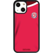 iPhone 13 mini Case Hülle - Silikon schwarz Costa Rica 2022 personalisierbares Fussballtrikot