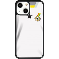 iPhone 13 mini Case Hülle - Silikon schwarz Ghana 2022 personalisierbares Fussballtrikot