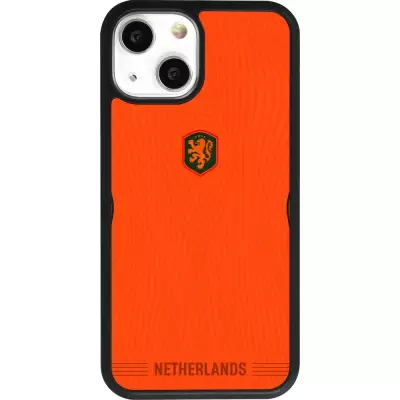 iPhone 13 mini Case Hülle - Silikon schwarz Niederlande 2026 personalisierbares Fussballtrikot