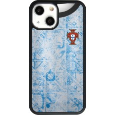 iPhone 13 mini Case Hülle - Silikon schwarz Portugal Away personalisierbares Fussballtrikot