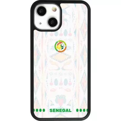 iPhone 13 mini Case Hülle - Silikon schwarz Senegal 2026 personalisierbares Fussballtrikot