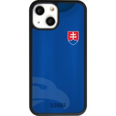 iPhone 13 mini Case Hülle - Silikon schwarz Fussballtrikot Slowakei