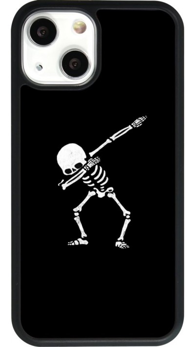 Coque iPhone 13 mini - Silicone rigide noir Halloween 19 09