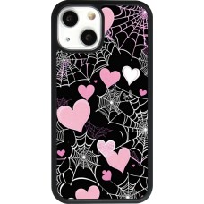 iPhone 13 mini Case Hülle - Silikon schwarz Halloween 2024 girly