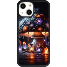 Coque iPhone 13 mini - Silicone rigide noir Halloween Potion Magic
