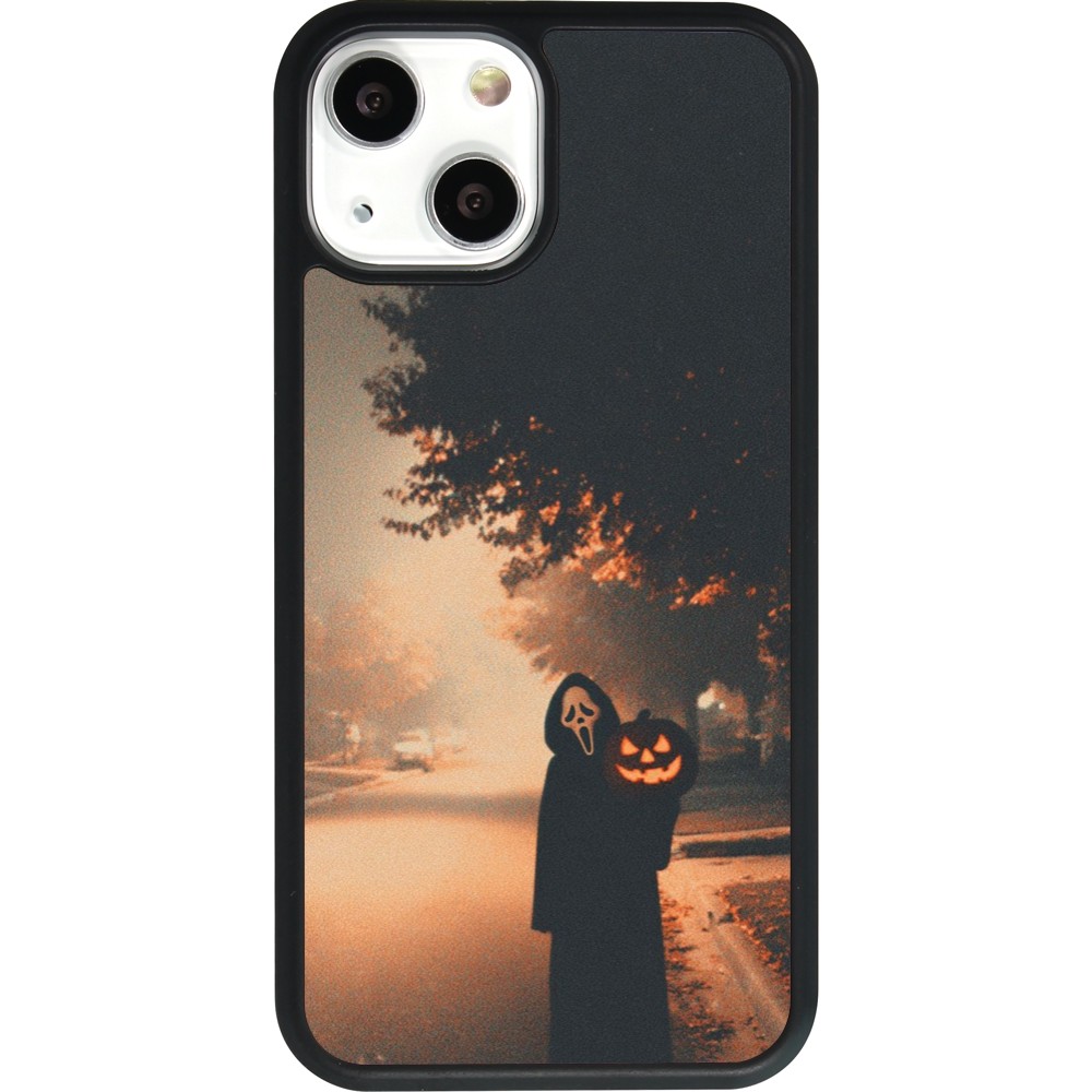 iPhone 13 mini Case Hülle - Silikon schwarz Halloween 2025 Scream