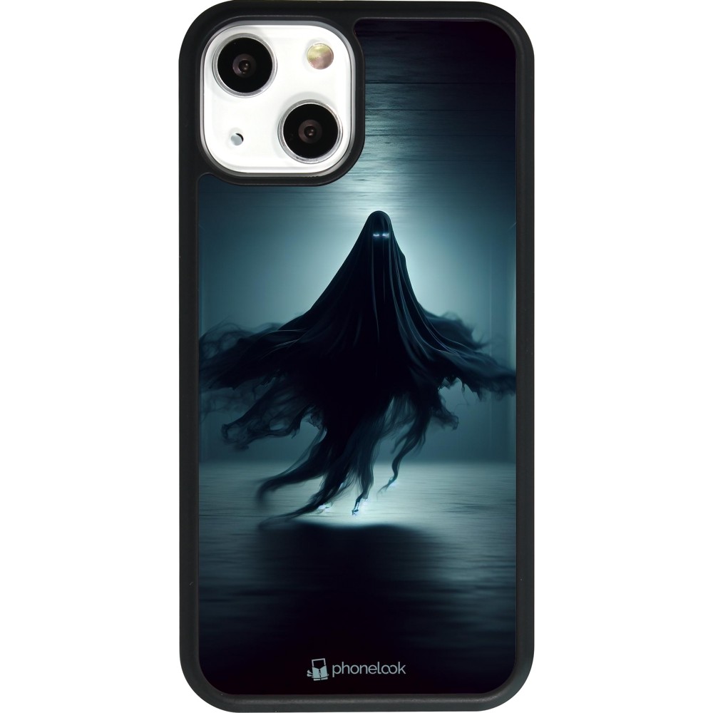 iPhone 13 mini Case Hülle - Silikon schwarz Halloween 2024 Spektraler Schatten