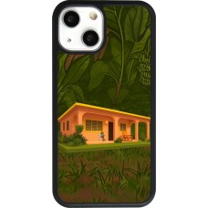 Coque iPhone 13 mini - Silicone rigide noir Benitos house DTMF
