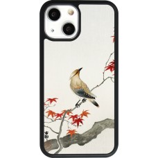 iPhone 13 mini Case Hülle - Silikon schwarz Japanese Bird
