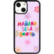 iPhone 13 mini Case Hülle - Silikon schwarz Karol G Manana sera bonito