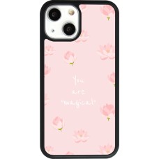 iPhone 13 mini Case Hülle - Silikon schwarz Mom 2023 your are magical