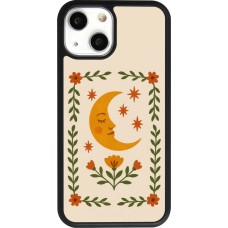iPhone 13 mini Case Hülle - Silikon schwarz Half moon stamp 2026