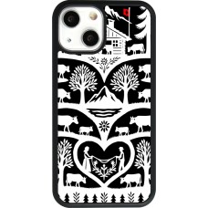 iPhone 13 mini Case Hülle - Silikon schwarz Poya Schweiz 2 schwarz
