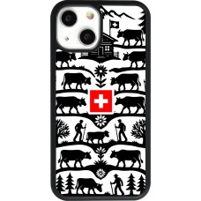 iPhone 13 mini Case Hülle - Silikon schwarz Poya Schweiz 3