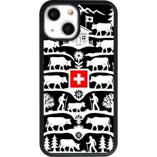 iPhone 13 mini Case Hülle - Silikon schwarz Poya Schweiz 3 schwarz