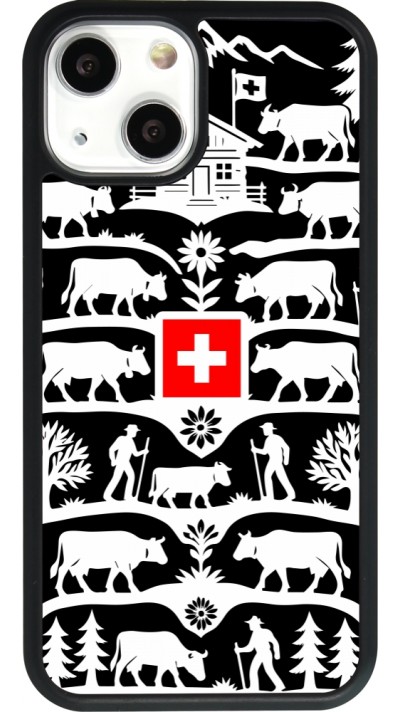iPhone 13 mini Case Hülle - Silikon schwarz Poya Schweiz 3 schwarz