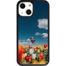 Coque iPhone 13 mini - Silicone rigide noir Hot air balloon 2026