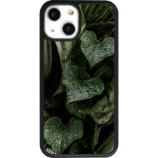 Coque iPhone 13 mini - Silicone rigide noir Spring 23 fresh plants