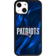 Coque iPhone 13 mini - Silicone rigide noir Super Bowl 26 Patriots 2