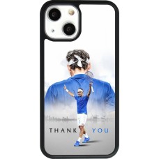 iPhone 13 mini Case Hülle - Silikon schwarz Thank you Roger