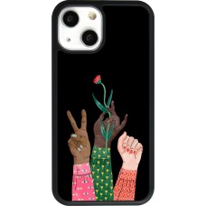 Coque iPhone 13 mini - Silicone rigide noir Womens day 2026 2