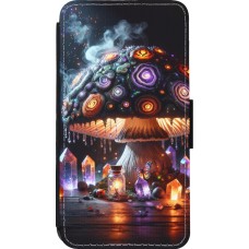 iPhone 13 mini Case Hülle - Wallet schwarz Halloween Zaubertrank Magie