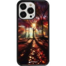 iPhone 13 Pro Case Hülle - Herbstlicher goldener Glanz