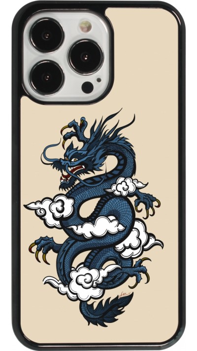 Coque iPhone 13 Pro - Blue Dragon Tattoo