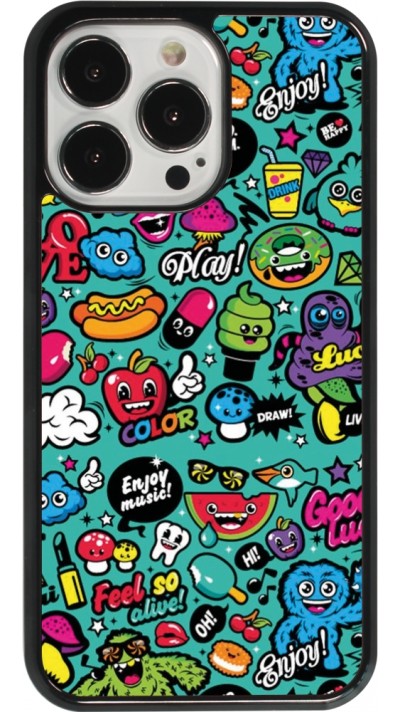 iPhone 13 Pro Case Hülle - Cartoons old school