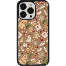 Coque iPhone 13 Pro - Christmas 25 Pattern Ginger Cookie