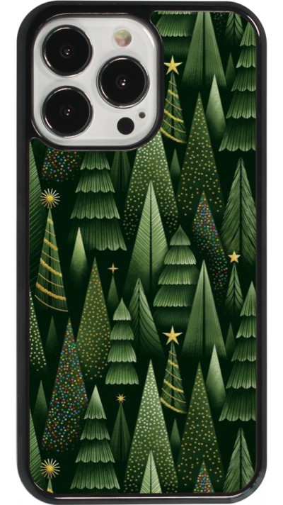 Coque iPhone 13 Pro - Christmas 25 Pattern Xmas Tree
