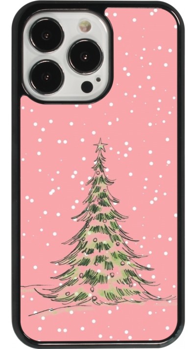 Coque iPhone 13 Pro - Christmas 25 Pink Tree