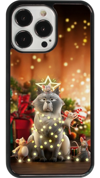 Coque iPhone 13 Pro - Christmas 25 Xmas Cat