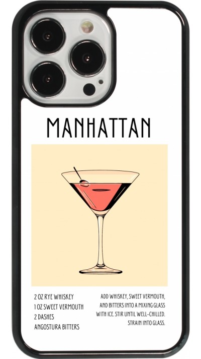 Coque iPhone 13 Pro - Cocktail recette Manhattan