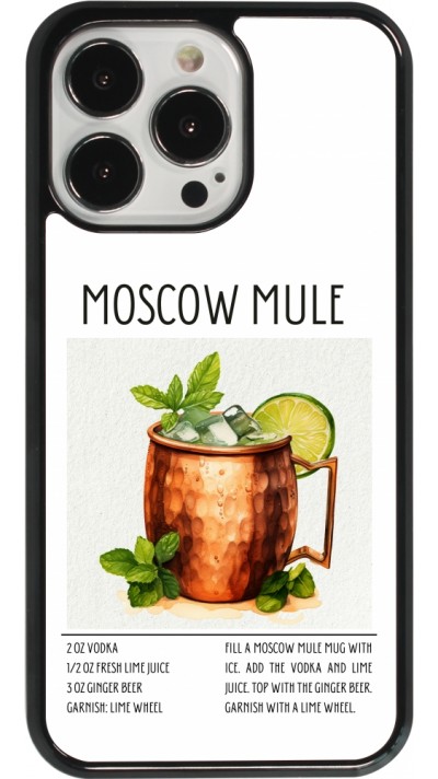 Coque iPhone 13 Pro - Cocktail recette Moscow Mule