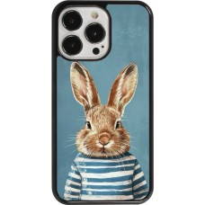 Coque iPhone 13 Pro - Easter 2026 Rabbit navy