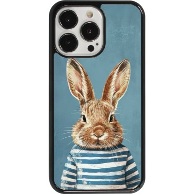 iPhone 13 Pro Case Hülle - Easter 2026 Rabbit navy