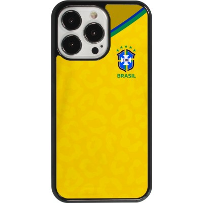 iPhone 13 Pro Case Hülle - Brasilien 2022 personalisierbares Fußballtrikot