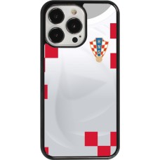 Coque iPhone 13 Pro - Maillot de football Croatie 2022 personnalisable