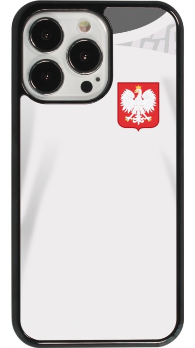 iPhone 13 Pro Case Hülle - Polen 2022 personalisierbares Fussballtrikot