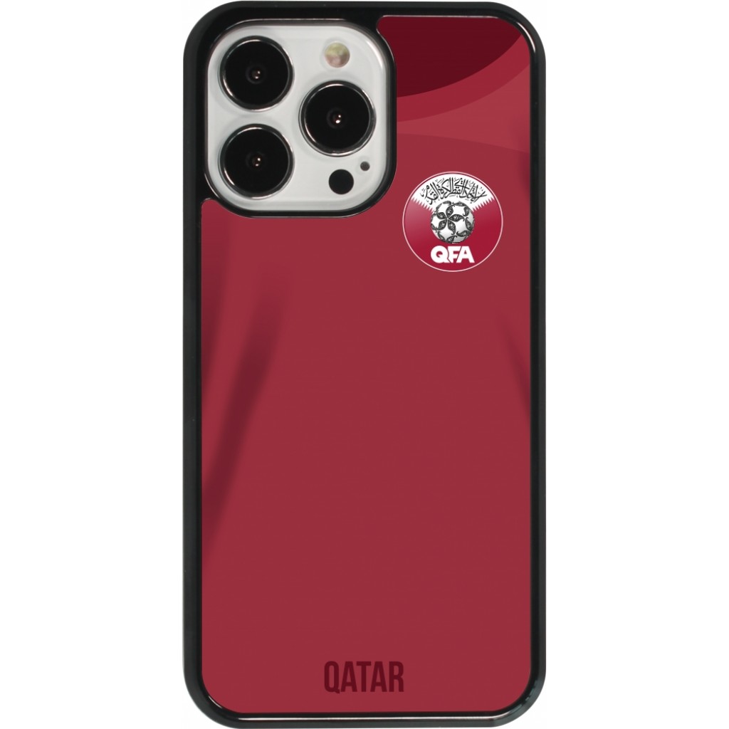 iPhone 13 Pro Case Hülle Katar 2022 personalisierbares Fussballtrikot